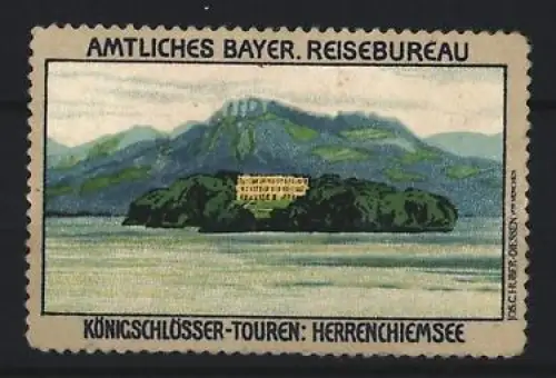 Reklamemarke Bayern, Amtliches Reisebüro, Schloss Herrenchiemsee