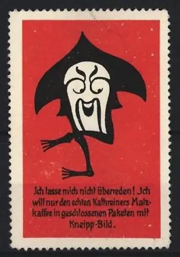 Reklamemarke Kathreiners Malzkaffee, Tanzende Figur