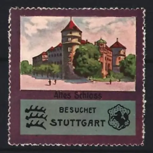 Reklamemarke Stuttgart, Altes Schloss