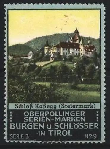 Reklamemarke Steiermark, Schloss Kassegg, Burgen u. Schlösser in Tirol