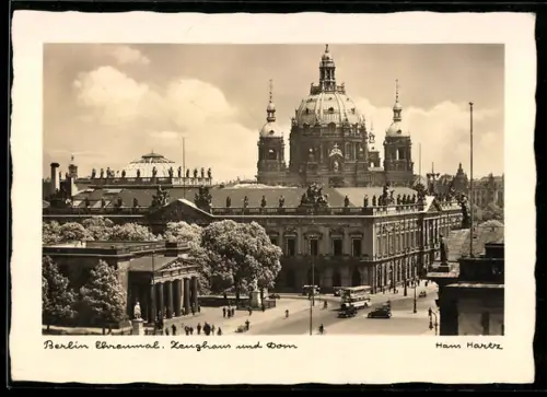 AK Berlin, Ehrenmal, Zeughaus, Dom