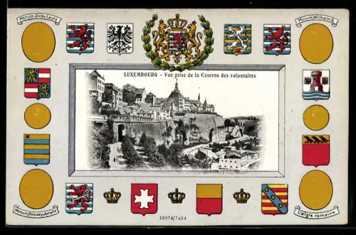 AK Luxembourg, Vue prise de la Caserne des volontaires