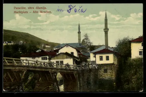 AK Foca, Marktplatz und Alte Moschee