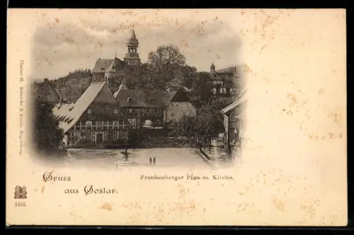 AK Goslar, Frankenberger Plan mit Kirche