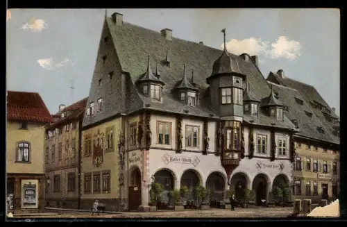 AK Goslar a. Harz, Hotel Kaiser-Worth, erbaut 1490