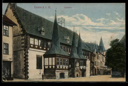 AK Einbeck i. H., Partie am Rathaus