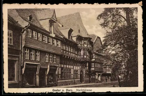 AK Goslar a. Harz, Marktstrasse