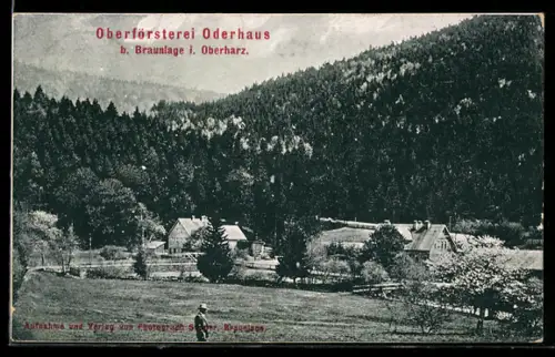 AK Braunlage i. Oberharz, Oberförsterei Oderhaus