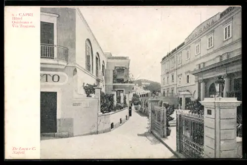 AK Capri, Hotel Quisiana e via Tragara