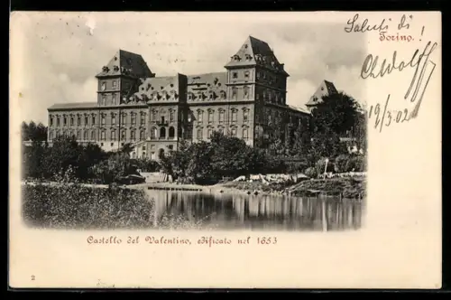 AK Torino, Castello del Valentino, edificato nel 1653