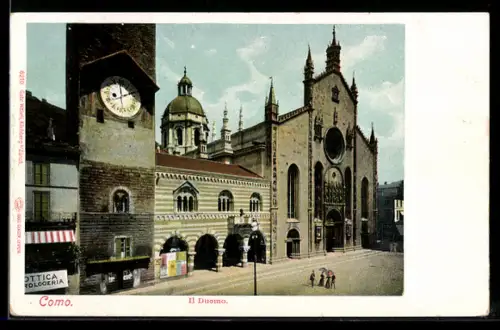 AK Como, Il Duomo, Blick auf den Dom