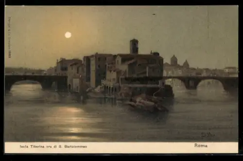AK Roma, Isola Tiberina ora di S. Bartolommeo