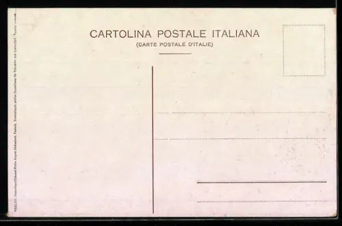 Künstler-AK Roma, Villa Medici