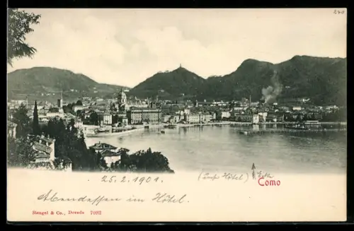 AK Como, Vista panoramica della città e del lago