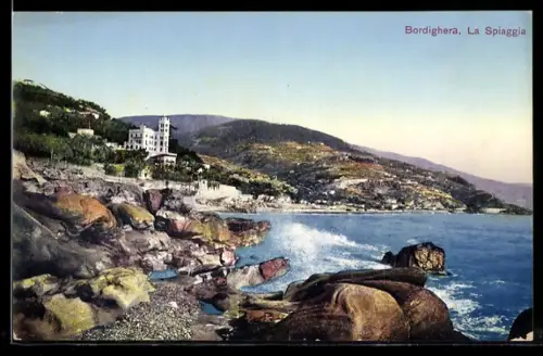AK Bordighera, La Spiaggia