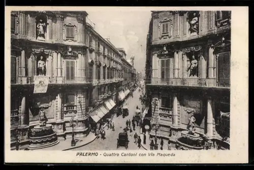 AK Palermo, Quattro Cantoni con Via Maqueda