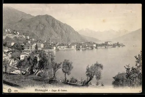 AK Menaggio, Lago di Como & Ortsansicht