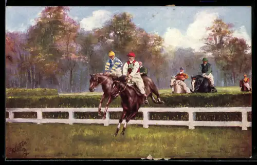 AK Jockeys springen über Hürde