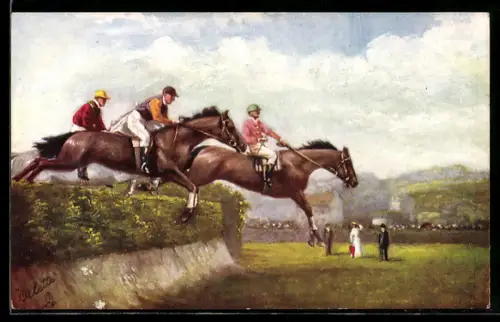 AK Pferdesport, Reiter überwinden ein Hindernis