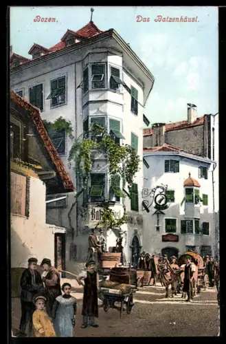 AK Bozen, Batzenhäusl mit Leuten