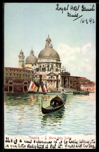 Lithographie Venezia, S. Maria della salute