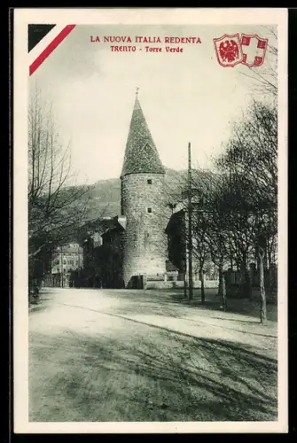 AK Trento, Torre Verde, Turm, Berge