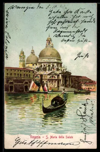 Lithographie Venezia, S. Maria della salute