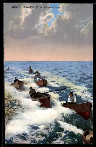 AK Capri, in viaggio per la grotta azzurra