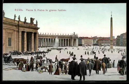 AK Roma, Piazza S. Pietro in giorno festivo