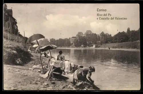 AK Torino, Rive del Po e Castello del Valentino