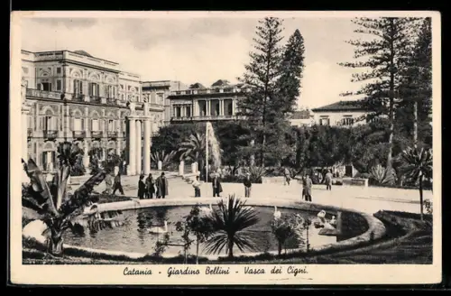 AK Catania, Giardino Bellini, Vasca dei Cigni