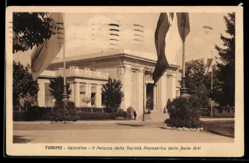 AK Torino, Valentino, Il Palazzo della Società Promotrice delle Belle Arti