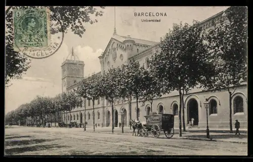 AK Barcelona, Universidad con carrozza a cavalli
