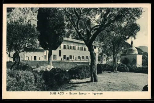 AK Subiaco, Sacro Speco, Ingresso