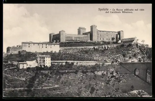 AK Spoleto, La Rocca edificata nel 1364 dal Cardinale Albornoz
