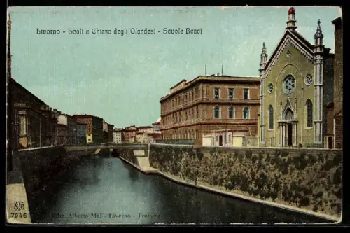 AK Livorno, Scali e Chiesa degli Olandesi, Scuole Benci