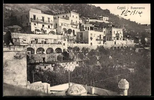 AK Capri, Panorama delle ville e delle colline