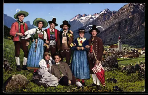 AK Bolzano, Gruppo di persone in costumi tradizionali
