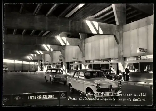 AK Gran S. Bernardo, Traforo, Posto di controllo doganale versante italiano