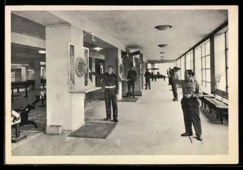 AK Roma, Alexander Club, sala giochi con bersagli per freccette