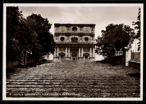 AK Aquila, Gradinate alla Chiesa di S. Bernardino