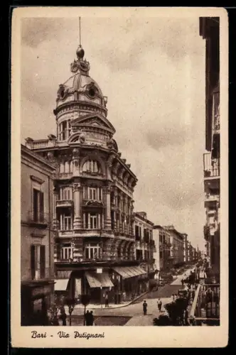AK Bari, Via Putignani con edificio storico monumentale
