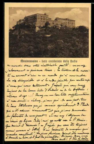 AK Montecassino, Lato occidentale della Badia