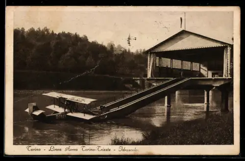 AK Torino, Linea Aerea Torino-Trieste Idroscalo