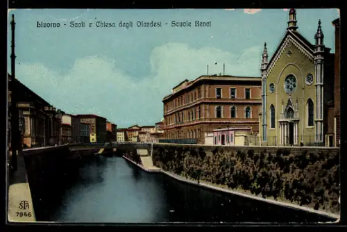 AK Livorno, Scali e Chiesa degli Olandesi, Scuole Benci