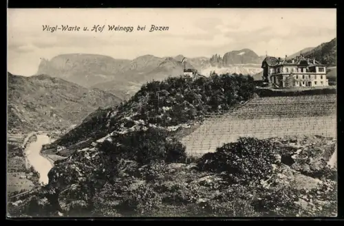 AK Bozen, Virgl-Warte und Hof Weinegg