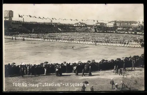 AK Torino, Inaugurazione Stadium con le squadre schierate