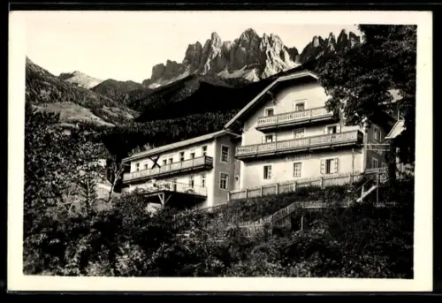 AK Chiusa /Bozen, Albergo Stammer con vista sulle Dolomiti
