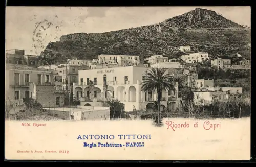 AK Capri, Hotel Pagano e paesaggio collinare