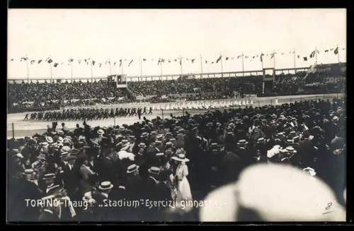 AK Torino, Inaugurazione Stadium, Esercizii ginnastici
